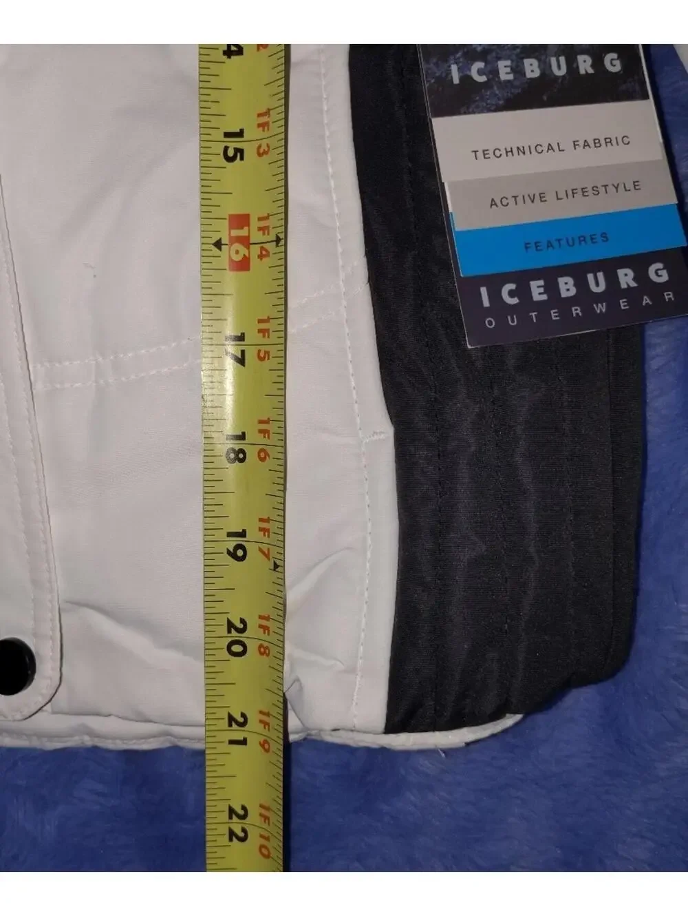 White and black winter Jacket